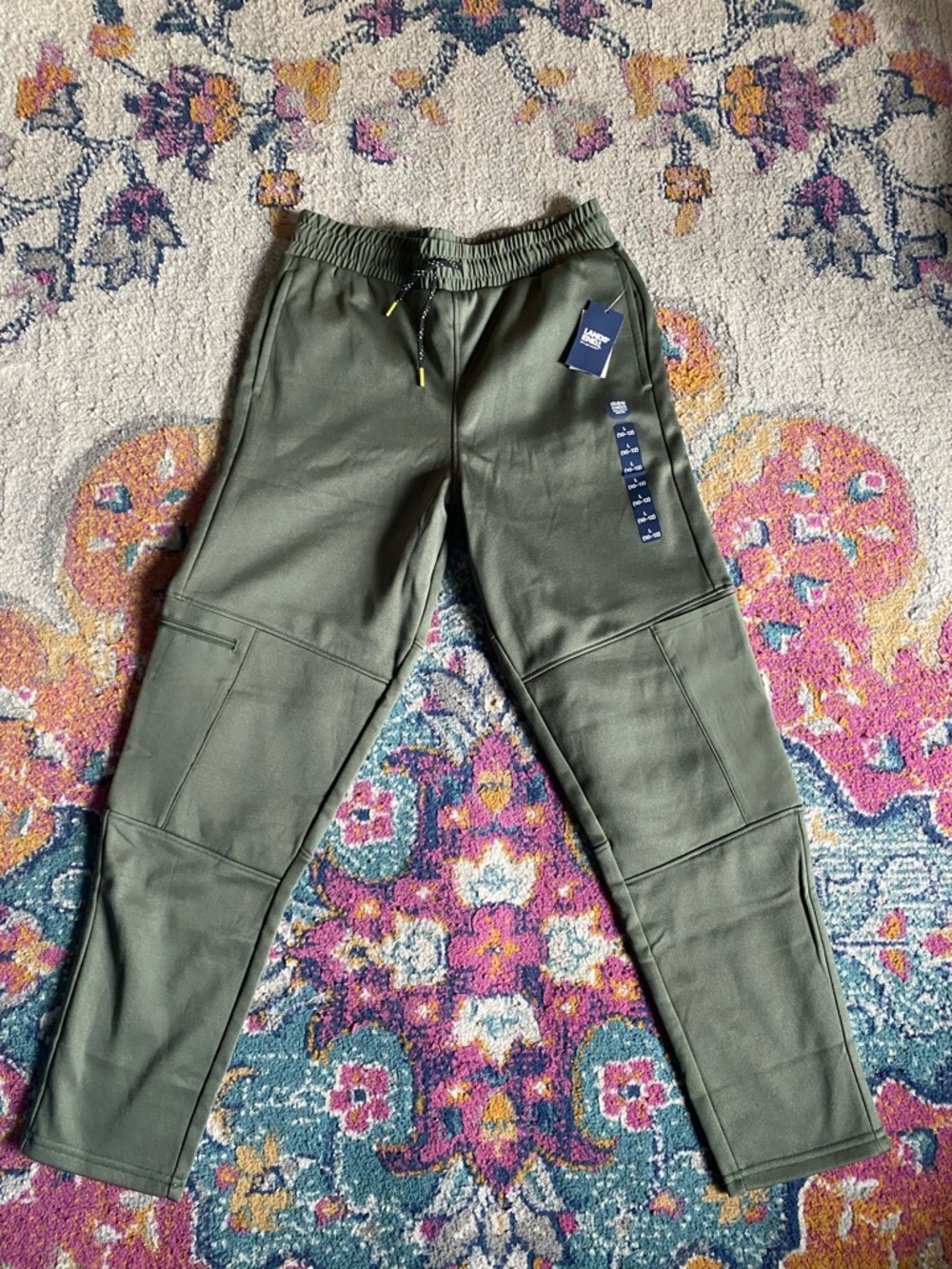Lands End Boys Joggers Green Size 10/12 NWT